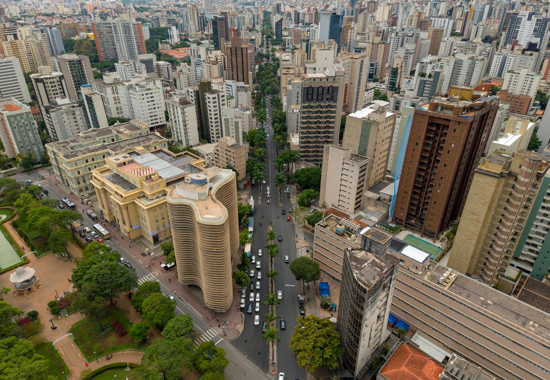 Parque Municipal Américo Renné Giannetti em Belo Horizonte - Brasil