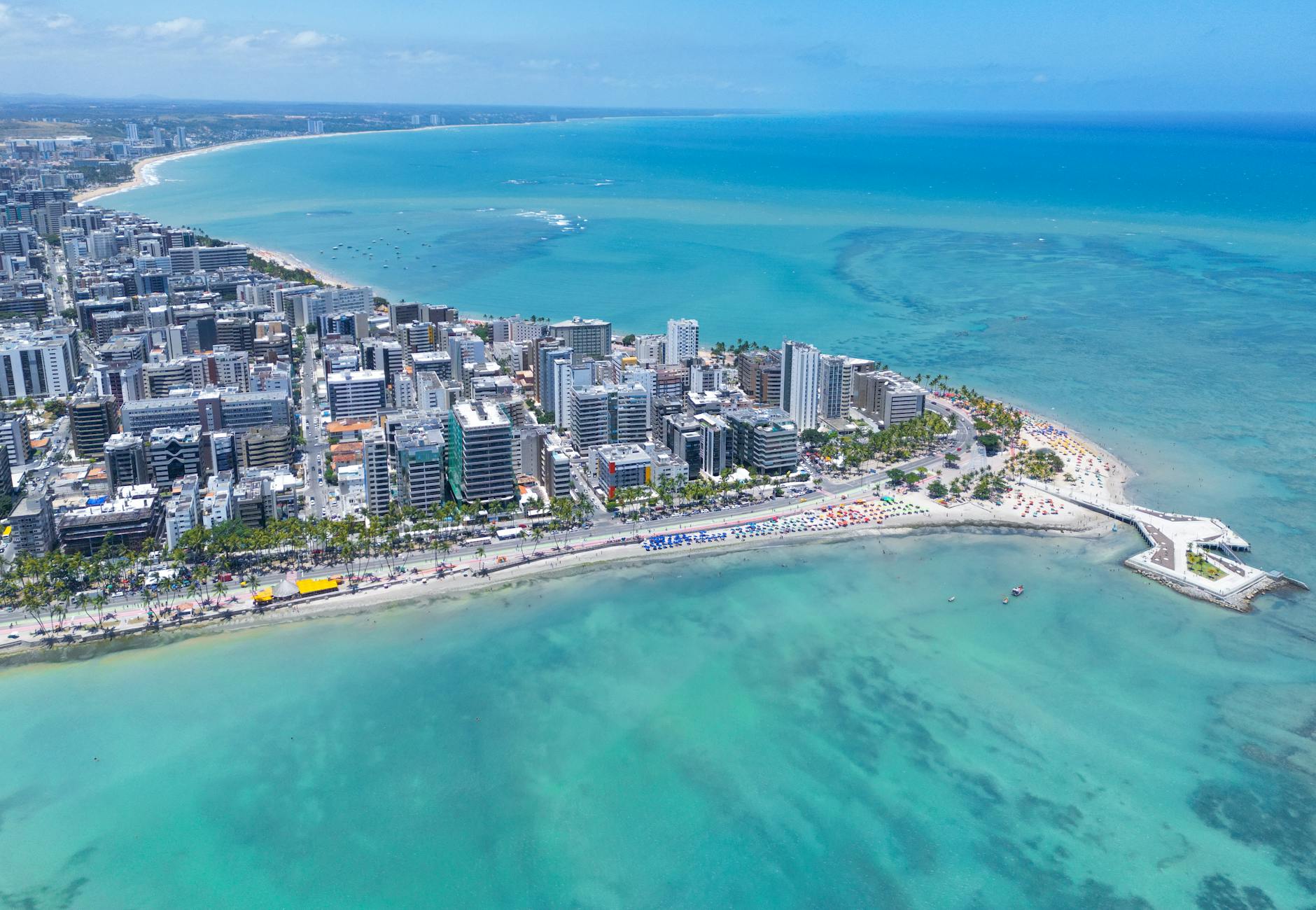 Piscinas Naturais da Pajuçara em Maceió - Brasil