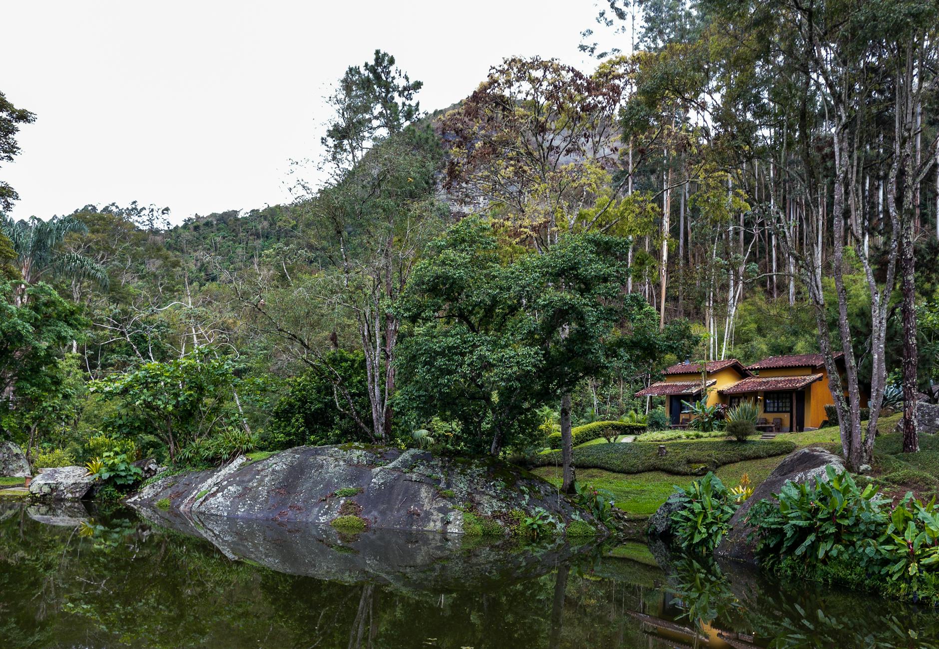 Praça Getúlio Vargas em Nova Friburgo - Brasil