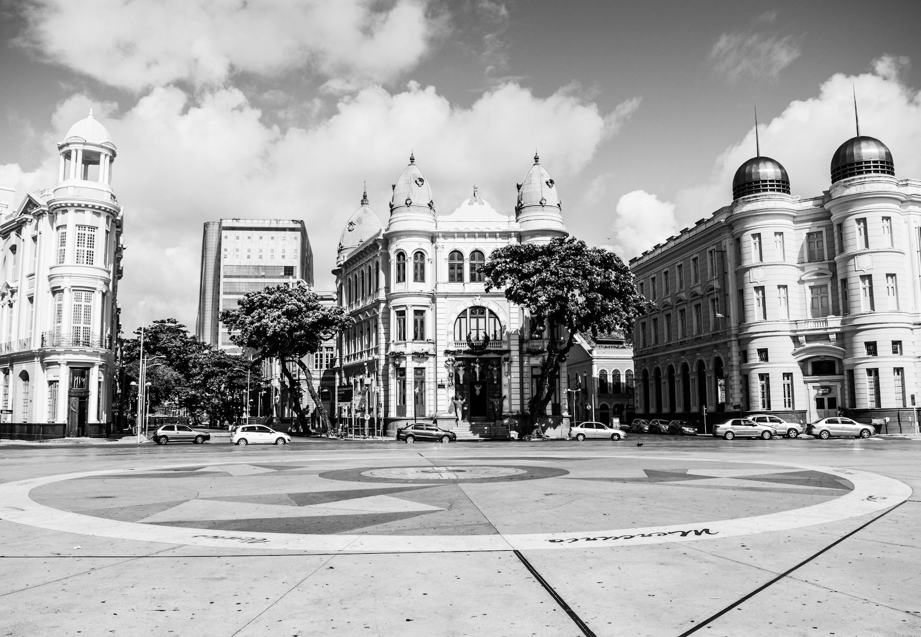 Marco Zero em Recife - Brasil