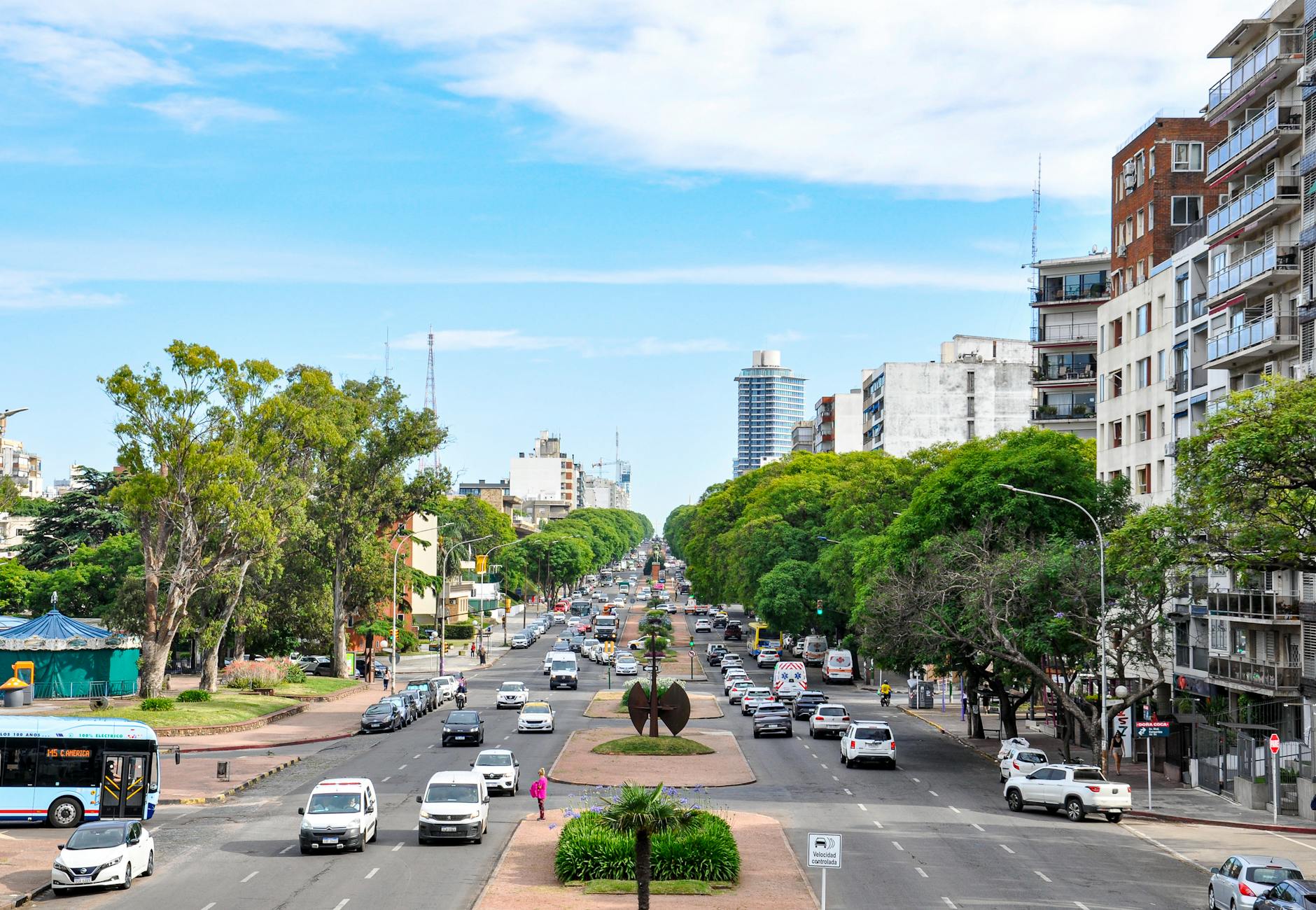 Praça Central de Justinópolis em Ribeirão das Neves - Brasil