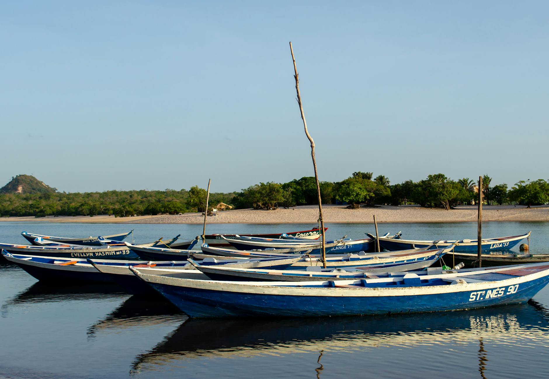 Praia de Alter do Chão em Santarém - Brasil